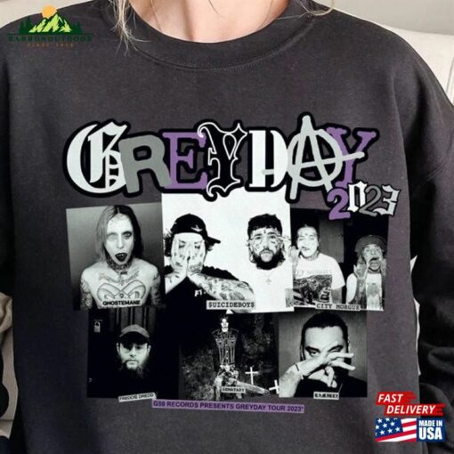 Grey Tour Day 2023 Hoodie Concert Shirt Sweatshirt Unisex Classic