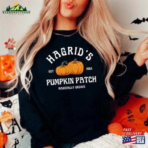 Hagrid’s Pumpkin Patch Sweatshirt Fall Comfort Color Shirt Sweater T-Shirt Hoodie