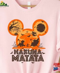Hakuna Matata Halloween Shirt Disney Family Lion King Hoodie Classic