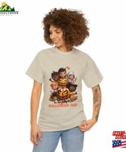 Halloween 2023 Unisex Heavy Cotton Tee Pumpkin T-Shirt Hoodie Classic