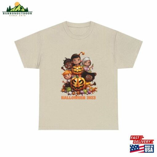 Halloween 2023 Unisex Heavy Cotton Tee Pumpkin T-Shirt Hoodie Classic