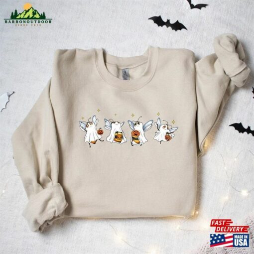 Halloween Bee Sweatshirt Sweater 2023 Happy Unisex