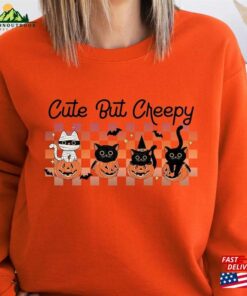 Halloween Cats Sweatshirt Spooky Ghost Cat Shirt Sweater Classic T-Shirt