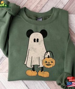 Halloween Comfort Color Shirt Retro Mouse Spooky Season Not So Scary Unisex T-Shirt