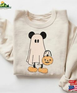 Halloween Comfort Color Shirt Retro Mouse Spooky Season Not So Scary Unisex T-Shirt