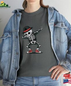 Halloween Cotton Tee Skeleton Cowboy T Shirt Classic T-Shirt