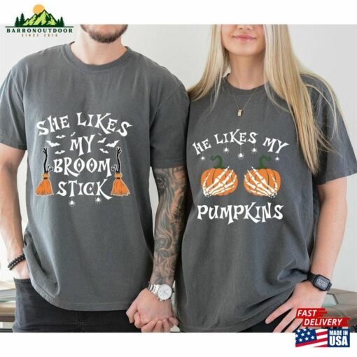 Halloween Couple Matching Shirts Shirt Unisex Classic