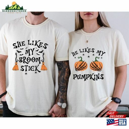 Halloween Couple Matching Shirts Shirt Unisex Classic