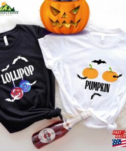 Halloween Couples Shirts Matching Girlfriend Boyfriend Spooky Season Gift T-Shirt Unisex Hoodie