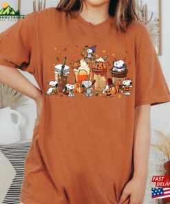 Halloween Cup T-Shirt Autumn Snoop Y Scary Boo Shirt Cute Coffee Sweater Hoodie Classic