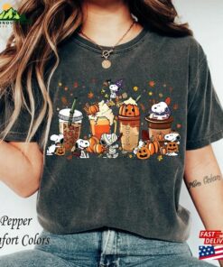 Halloween Cup T Shirt Autumn Snoop Y Scary Boo Shirt Cute Coffee Sweater Hoodie Classic 3