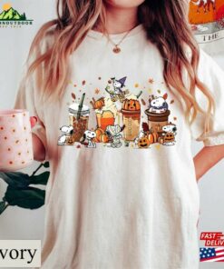 Halloween Cup T Shirt Autumn Snoop Y Scary Boo Shirt Cute Coffee Sweater Hoodie Classic 4