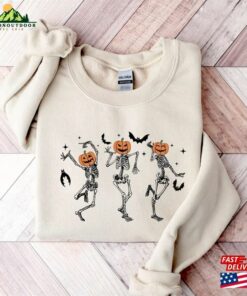 Halloween Dancing Skeleton Sweatshirt Funny Spooky Season Skull Shirt Unisex Classic 2 Halloween Dancing Skeleton Sweatshirt Funny Spooky Season Skull Shirt Unisex Classic 3