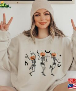 Halloween Dancing Skeleton Sweatshirt Spooky Season Skull Shirt Funny T-Shirt 2 Halloween Dancing Skeleton Sweatshirt Spooky Season Skull Shirt Funny T Shirt 3