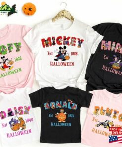 Halloween Disney Squad Shirt Mickey And Friends Disneyland Family Sweatshirt Unisex