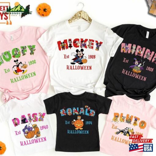 Halloween Disney Squad Shirt Mickey And Friends Disneyland Family Sweatshirt Unisex