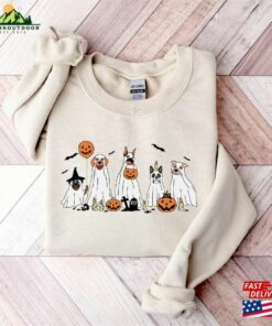 Halloween Dog Ghost Sweatshirt Dogs Sweater Gift For Mom Unisex T-Shirt 2 Halloween Dog Ghost Sweatshirt Dogs Sweater Gift For Mom Unisex T Shirt 3