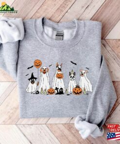 Halloween Dog Ghost Sweatshirt Dogs Sweater Gift For Mom Unisex T-Shirt 3 Halloween Dog Ghost Sweatshirt Dogs Sweater Gift For Mom Unisex T Shirt 4