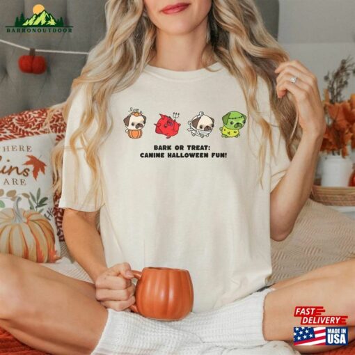 Halloween Dog Shirt T-Shirt 2023 Happy Unisex Classic