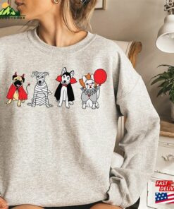 Halloween Dog Sweatshirt Ghost Retro Spooky Shirt Crewneck Sweater Unisex Classic 2 Halloween Dog Sweatshirt Ghost Retro Spooky Shirt Crewneck Sweater Unisex Classic 3