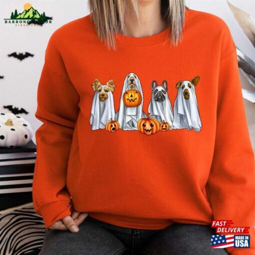 Halloween Dog Sweatshirt Sweater Ghost Hoodie