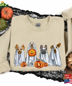 Halloween Dog Sweatshirt Sweater Ghost Hoodie 2 Halloween Dog Sweatshirt Sweater Ghost Hoodie 3