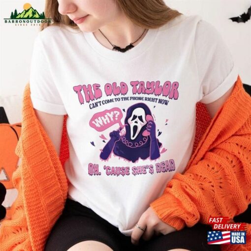 Halloween Era Sweatshirt She Cant Come To The Phone Right Now Shirt Classic T-Shirt