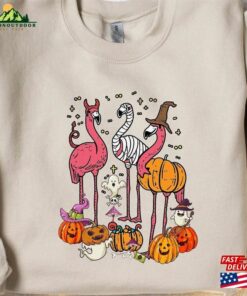 Halloween Flamingo Sweatshirt Sweater 2023 Happy Hoodie Unisex