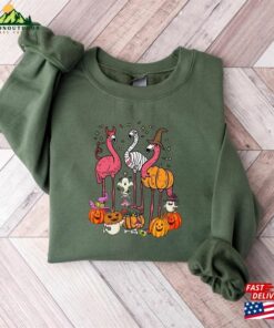 Halloween Flamingo Sweatshirt Sweater 2023 Happy Hoodie Unisex