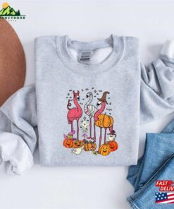 Halloween Flamingo Sweatshirt Sweater 2023 Happy Hoodie Unisex 3
