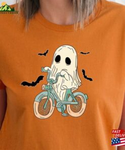 Halloween Ghost Bicycle Shirt Gift Horror Classic T-Shirt