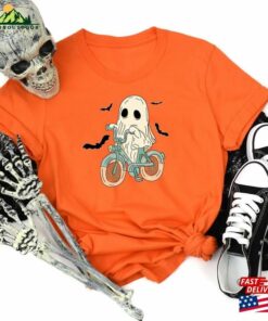 Halloween Ghost Bicycle Shirt Gift Horror Classic T Shirt 3