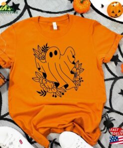 Halloween Ghost Shirt Party Floral Unisex Classic 2 Halloween Ghost Shirt Party Floral Unisex Classic 3
