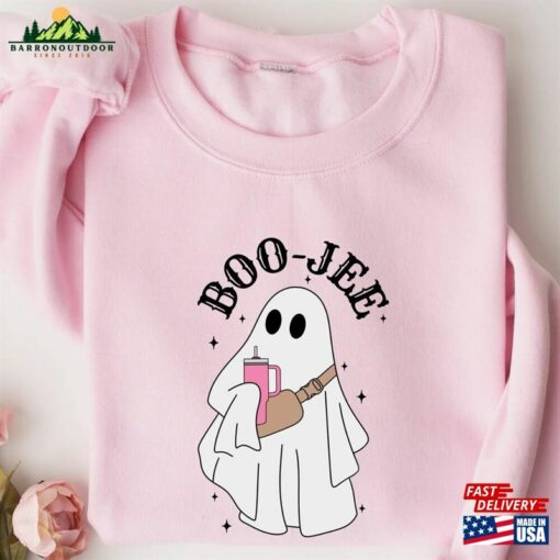 Halloween Ghost Sweatshirt Boo Jee Shirt Classic Unisex