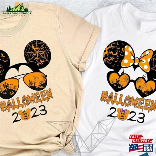 Halloween Glassess 2023 Shirt Disney Pumpkins Hoodie Sweatshirt