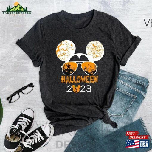 Halloween Glassess 2023 Shirt Disney Pumpkins Hoodie Sweatshirt