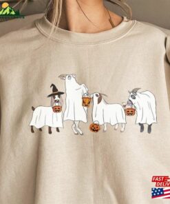Halloween Goat Sweatshirt Sweater 2023 Happy Hoodie Classic