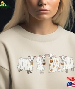 Halloween Goat Sweatshirt Sweater 2023 Happy Unisex