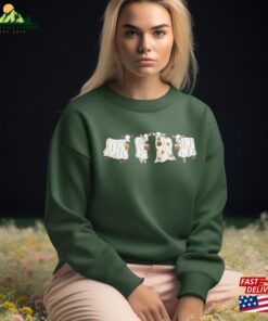 Halloween Goat Sweatshirt Sweater 2023 Happy Unisex