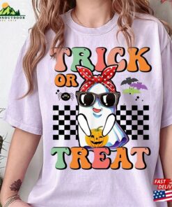 Halloween Groovy Trick Or Treat T Shirt Sweatshirt Unisex 3 Halloween Groovy Trick Or Treat T Shirt Sweatshirt Unisex 4