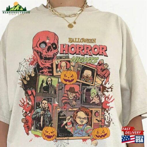 Halloween Horror Nights Shirt Movie Vintage 90S Movies Unisex Sweatshirt