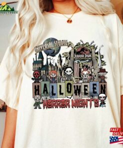 Halloween Horror Nights Universal Studios Comfort Shirt Characters Scary Movie Tee Unisex Classic