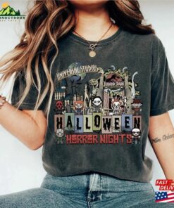 Halloween Horror Nights Universal Studios Comfort Shirt Characters Scary Movie Tee Unisex Classic 3