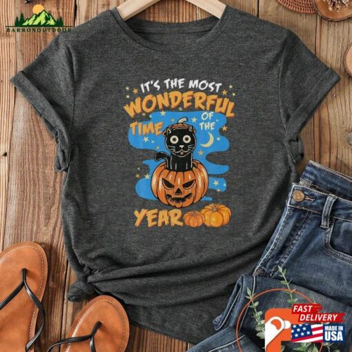 Halloween It’s The Most Wonderful Time Of Year T-Shirt Retro Ghost Hoodie