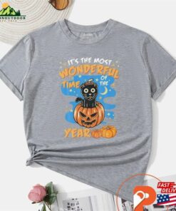 Halloween Its The Most Wonderful Time Of Year T Shirt Retro Ghost Hoodie 3