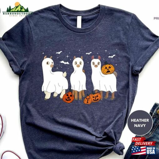 Halloween Lama Shirt Tee 2023 Happy Hoodie Sweatshirt