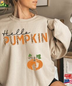 Halloween Maternity Sweatshirt Hello Pumpkin Sweater Fall Pregnancy Announcement Shirt 2023 Unisex 3
