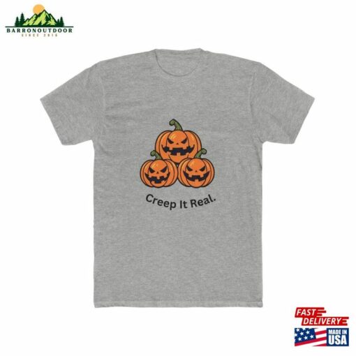 Halloween Men’s Cotton Crew Spooky Shirts For T-Shirt Classic