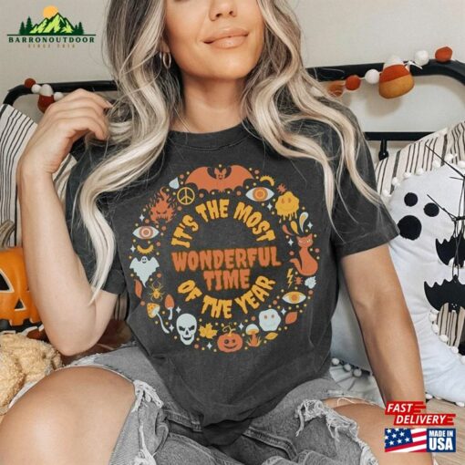 Halloween Most Wonderful Time Of The Year Comfort Colors T-Shirt Classic Unisex