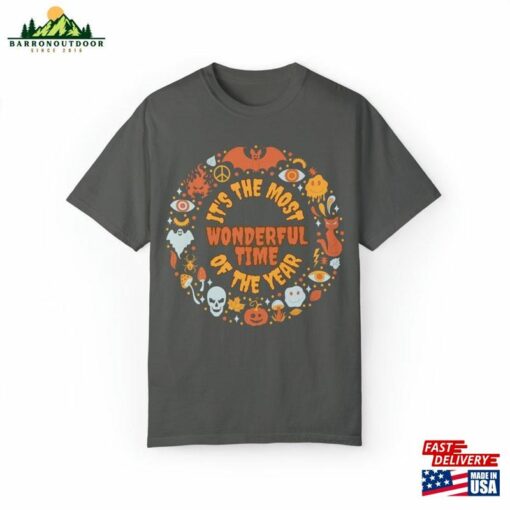 Halloween Most Wonderful Time Of The Year Comfort Colors T-Shirt Classic Unisex